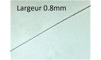 Chaîne Inox 50cm 0.8mm