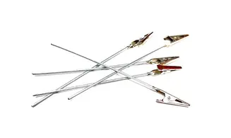 Pince Crocodile Manche Acier x5