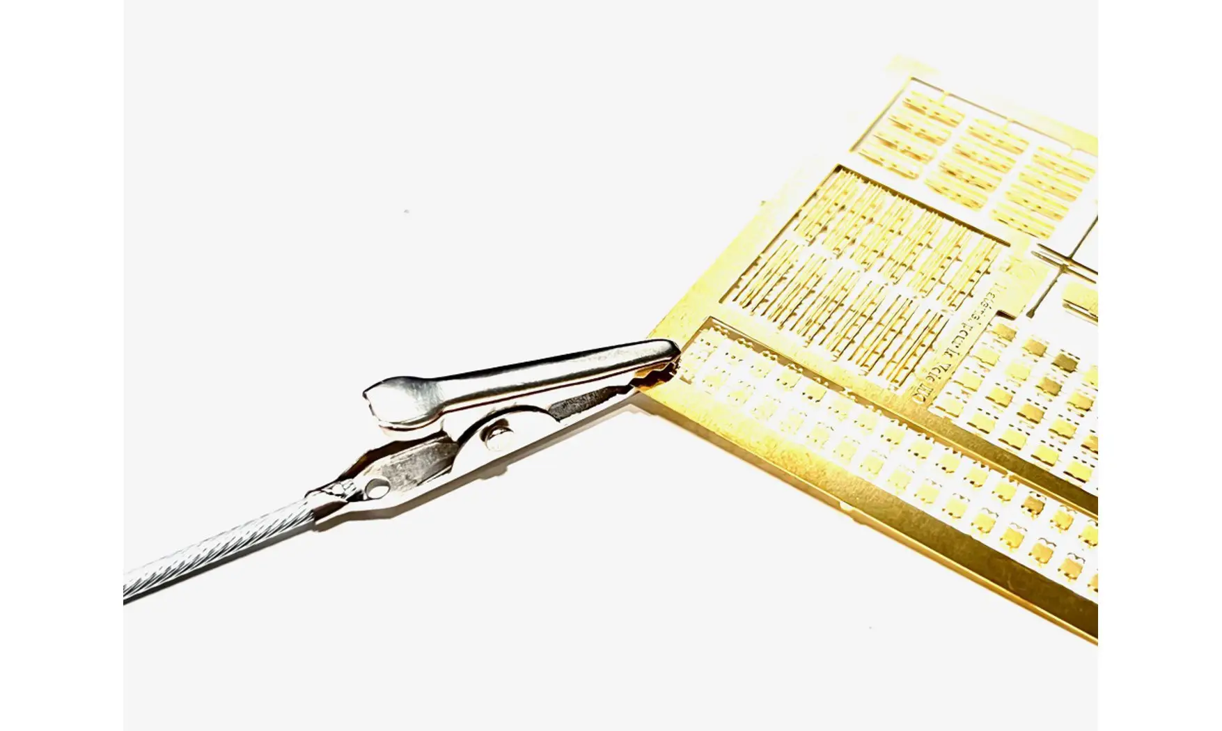 Pince Crocodile Manche Acier x5