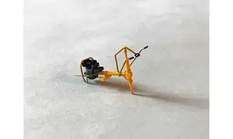 Perceuse à Traverses HO avec Lorry