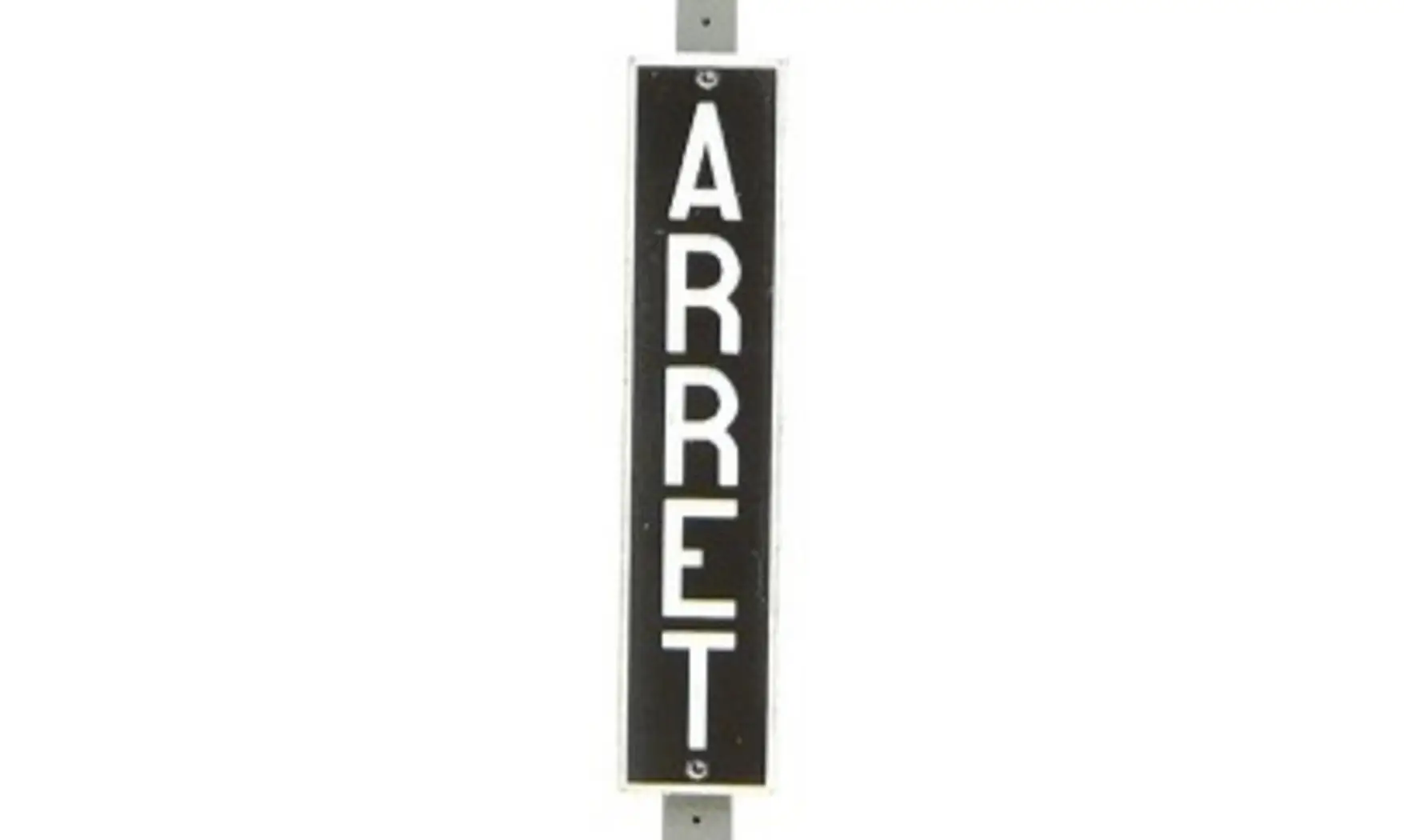 Arrêt Vertical