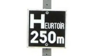 Heurtoir à 250m