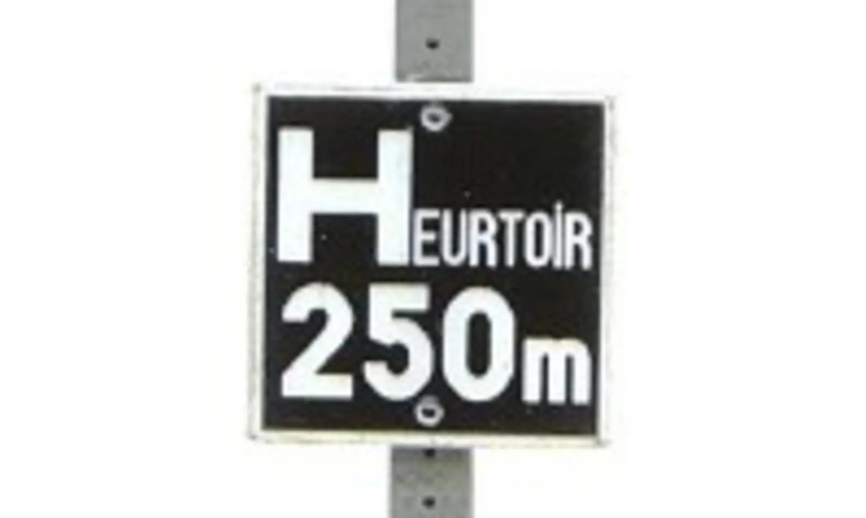 Heurtoir à 250m